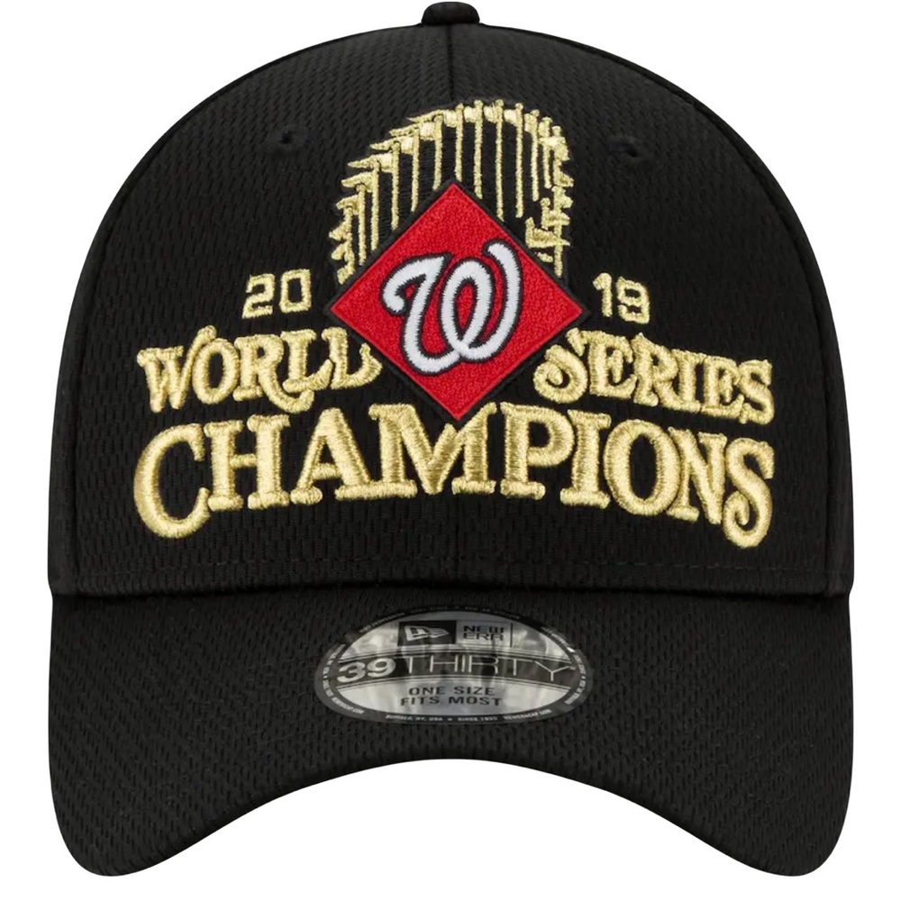 New Era Washington Nationals 2019 World Series 39THIRTY Locker Room Flex Hat Cap